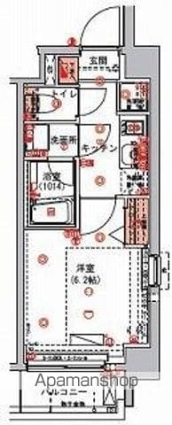 ハーモニーレジデンス東京ウエストの間取り写真