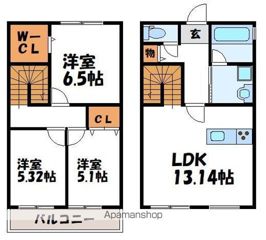 オネスティ大板井の間取り写真