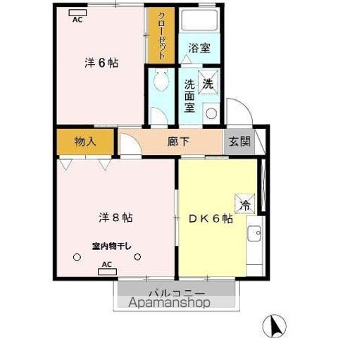 磐田市 2階建 築30年の間取り写真