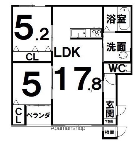BRENTWOODの間取り写真