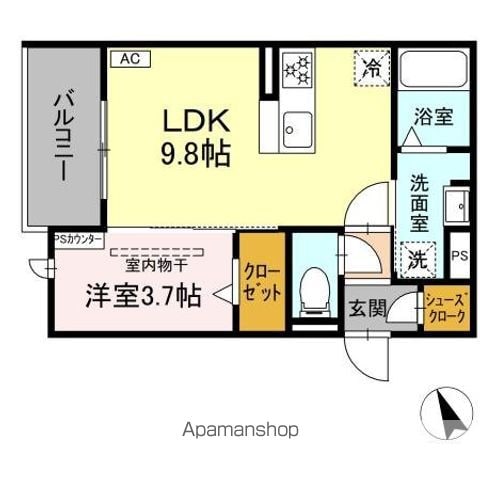 DーHILLS小池の間取り写真