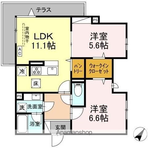 ホープハイツの間取り写真