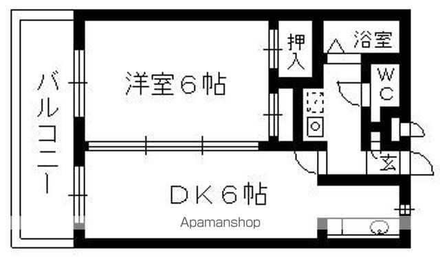 【福岡市東区唐原のマンションの間取り】