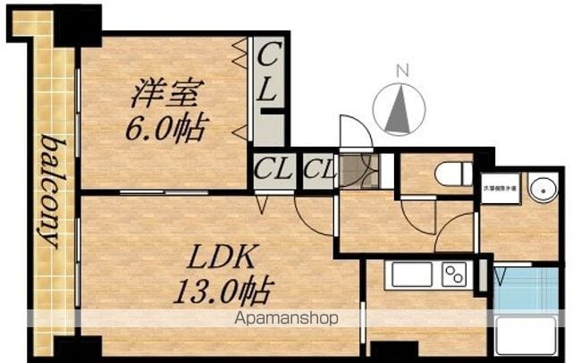 ティアラタワー中島倶楽部の間取り写真