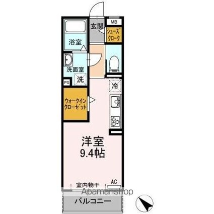 グランドール　千種[1R/28.73m2]の間取図