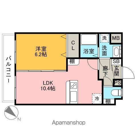 エスペランサ高宮 502 ｜ 福岡県福岡市南区玉川町5-25（賃貸マンション1LDK・5階・40.20㎡） その28