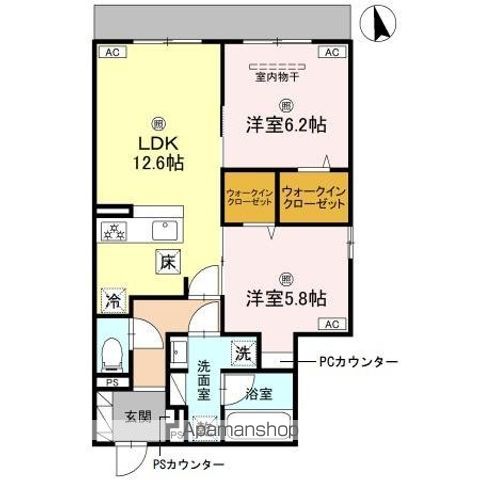 SPECIALE上住吉の間取り写真