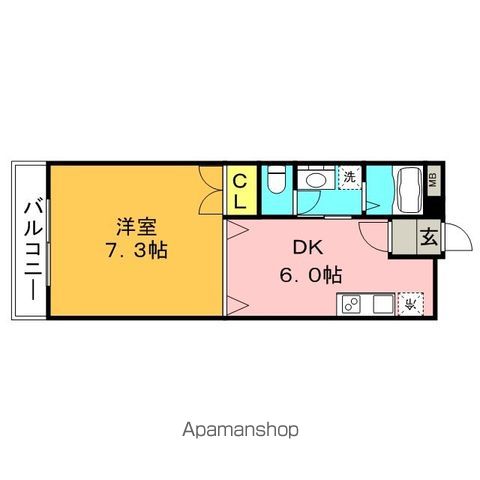 【インポート久留米ルビーⅡの間取り】