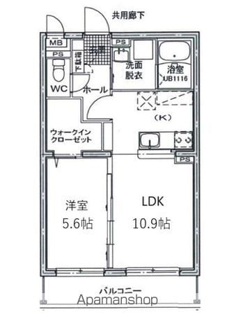 GRACIA新貝の間取り写真