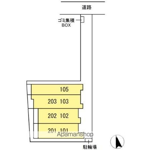 アンジュール等々力 105 ｜ 東京都世田谷区等々力６丁目17-18（賃貸アパート1LDK・1階・40.13㎡） その24