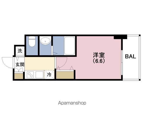 S−RESIDENCE福島玉川DEUXの間取り写真