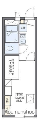 レオパレスミッドアイランドの間取り写真