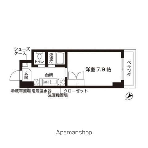 ローズウッド・ハイツ門前仲町の間取り写真