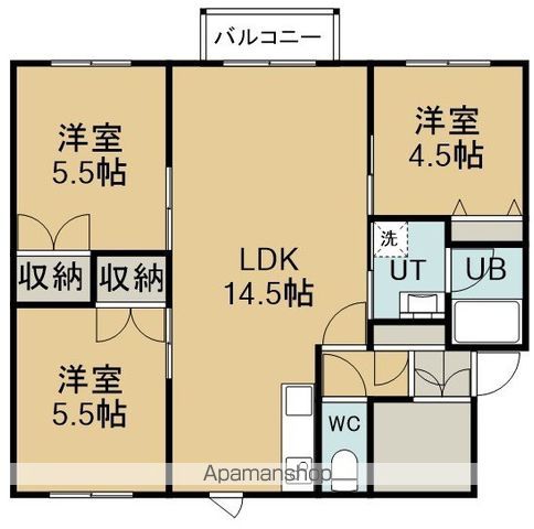 ロイヤルシティ日吉Aの間取り写真