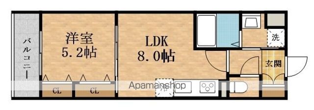 FORESTCREAR諸口の間取り写真