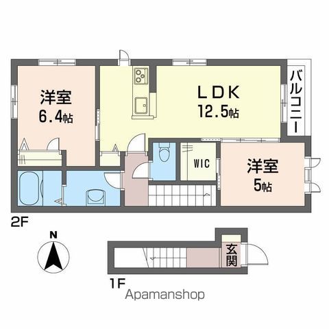 プランドール市坪の間取り写真