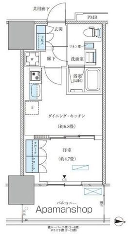パークアクシス西大島コンフォートスクエアの間取り写真