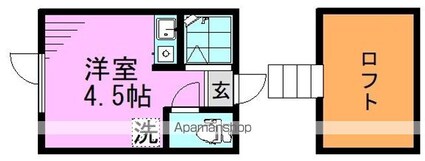 東京都杉並区成田東５丁目[1R/10.12m2]の間取図