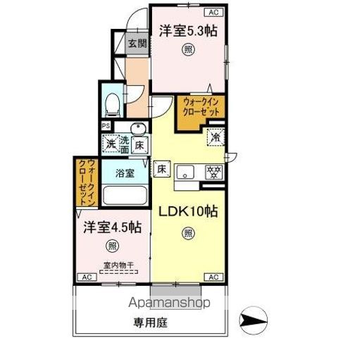 グランフォレ白藤の間取り写真