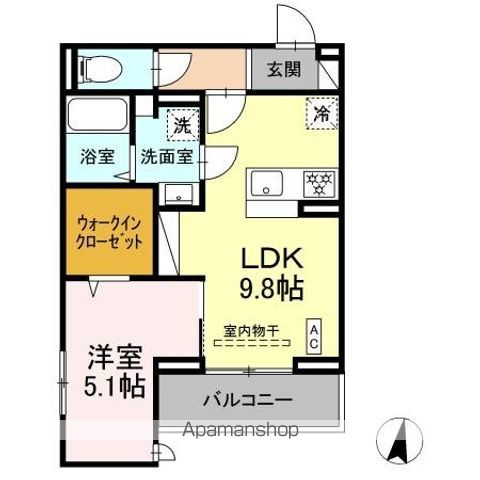 同じ建物の物件間取り写真 - ID:214055968814