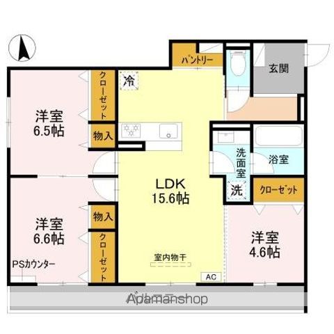 DーROOM宇治市木幡西中の間取り写真