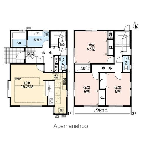 高井戸西２丁目戸建ての間取り