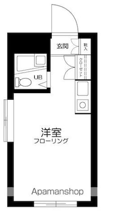 アムロゼッタ西荻窪[1R/14.04m2]の間取図