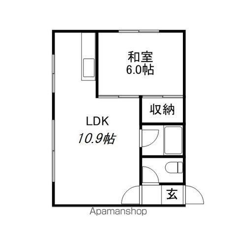 マンション松田の間取り写真