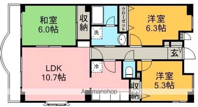 大塚ヴィレッヂの間取り写真