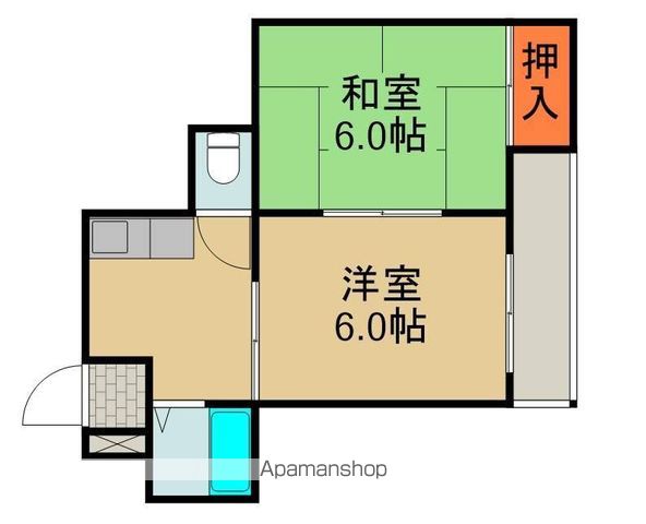秀和第2ハイツの間取り写真