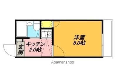 和歌山県和歌山市福島[1K/16.75m2]の間取図