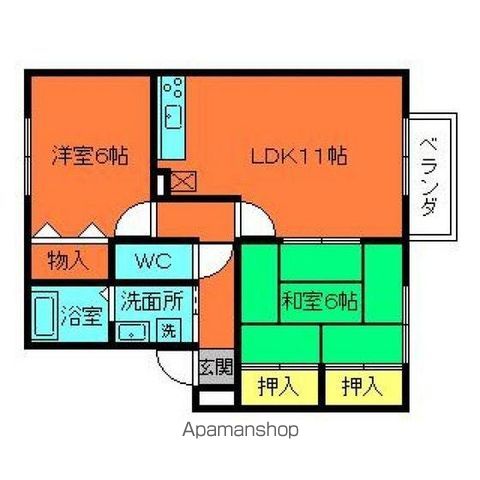 アネックスの間取り写真