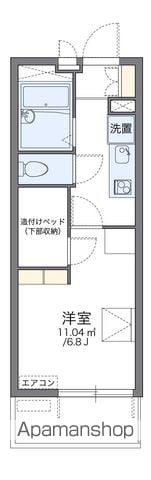 レオパレスミヤギノハギの間取り写真