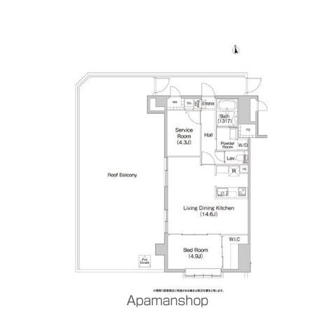 コンフォリア赤羽岩淵の間取り