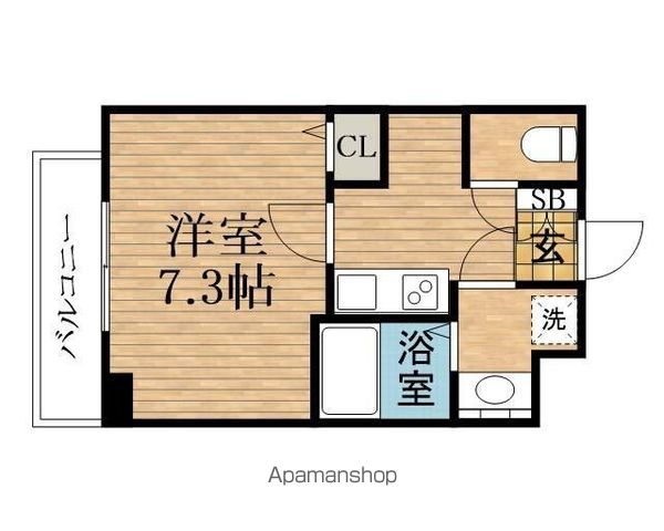 プレサンス谷町リーベの間取り写真