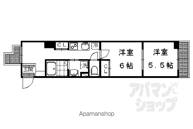 第二下堤谷口マンションの間取り写真