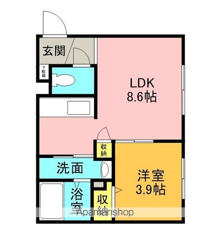 MARRIOTT共栄町の間取り写真