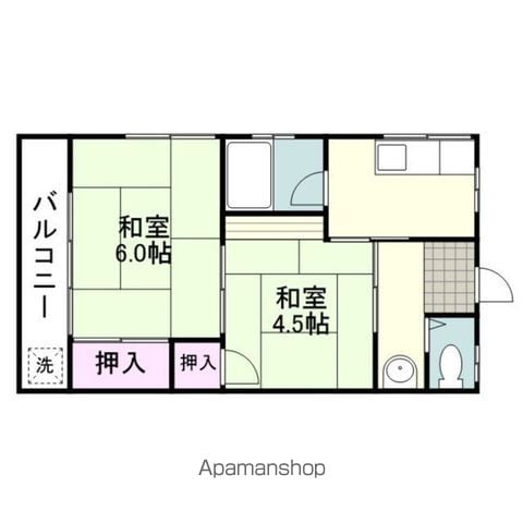 コーポさくらの間取り写真
