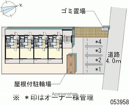 レオネクストＭ＆Ｈ　Ⅱ[1K/21.47m2]の共用部2
