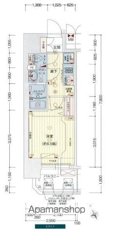 プレサンスＯＳＡＫＡ　ＤＯＭＥＣＩＴＹビーツ 313 ｜ 大阪府大阪市西区九条２丁目確認中（賃貸マンション1K・3階・23.01㎡） その2