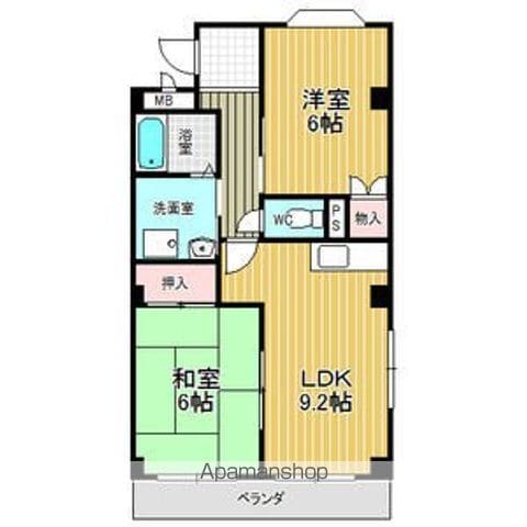 エスポワールアイの間取り写真