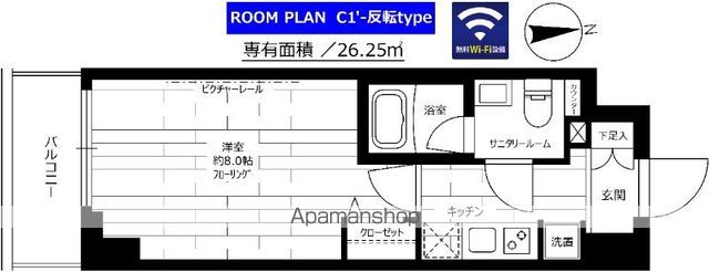 グランドコンシェルジュ池袋本町イーストの間取り写真