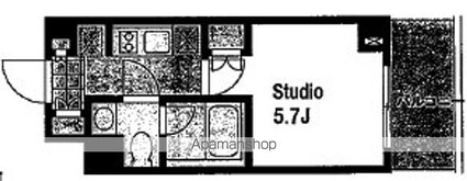 エスティメゾン千石[1K/20.2m2]の間取図