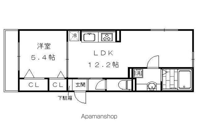グレイス嵯峨の間取り写真