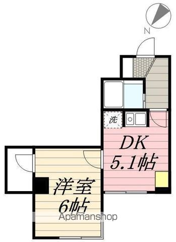 【世田谷区給田のマンションの間取り】