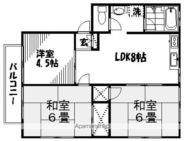 アーバン緑の間取り写真