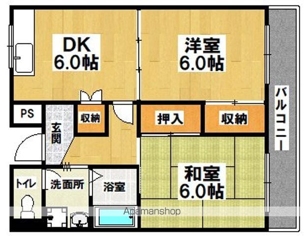 ガーデンハイツ鳳の間取り写真
