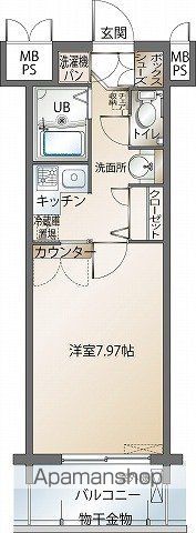 エンクレスト天神の間取り写真