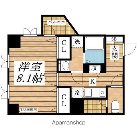 レジディア国分寺 302 ｜ 東京都国分寺市本町４丁目1-16（賃貸マンション1K・3階・28.00㎡） その2