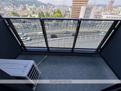 広島県広島市西区観音本町１丁目[1K/26.08m2]のバルコニー